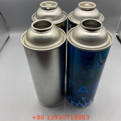 Tabung Gas Butana Isi Ulang Tinplate 65mm untuk Stabilitas Penyimpanan Premium