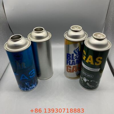 Tabung Gas Butana Isi Ulang Tinplate 65mm untuk Stabilitas Penyimpanan Premium