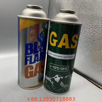 Premium Tinplate 65mm isi ulang Butane Gas Cartridge untuk Camping Kompor dan Outdoor Cooking
