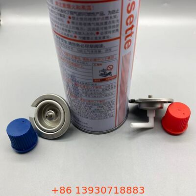 Katup Gas Butana Tinplate Satu Inci Tahan Bocor untuk Kaleng Bahan Bakar Portabel