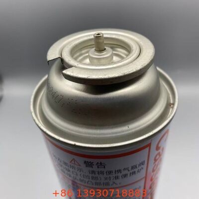 Katup Gas Butana Aerosol Anti Bocor Aliran Berkelanjutan Satu Inci dengan Penutup untuk Penyimpanan Aman