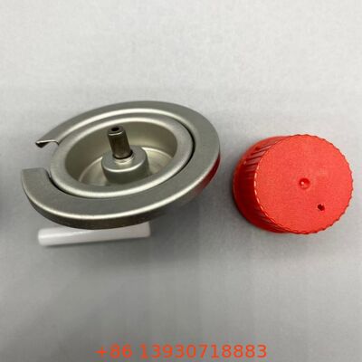 Katup Gas Butana Tinplate Satu Inci dengan Katup Aerosol Anti Bocor untuk Kompor Luar Ruangan