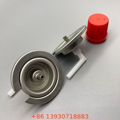 Katup Gas Butana Tinplate Satu Inci dengan Katup Aerosol Anti Bocor untuk Kompor Luar Ruangan