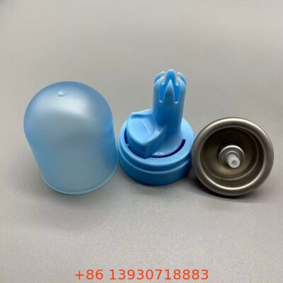 Katup Aerosol Aluminium Tahan Korosi Dispensing Terbalik untuk Mousse Rambut dan Busa Penata Rambut