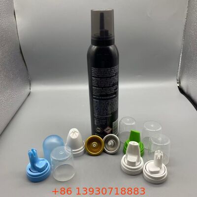 Katup Aerosol Mousse Rambut Tahan Korosi Tahan Lama dengan Fungsionalitas 360 Derajat untuk Pengeluaran Busa Kaya