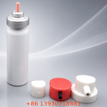 20mm Aluminium Mounting Cap Continuous Dispensing Valve dengan Sistem Aktuator yang dapat dikonfigurasi untuk Pepper Spray