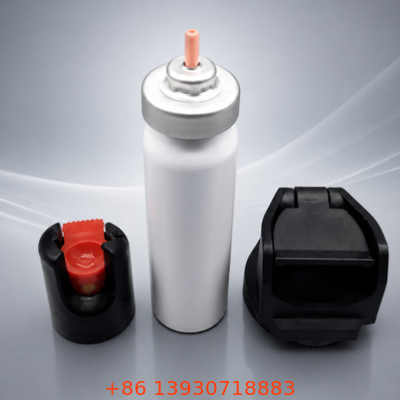 20mm Aluminium Mounting Cap Continuous Dispensing Valve dengan Sistem Aktuator yang dapat dikonfigurasi untuk Pepper Spray