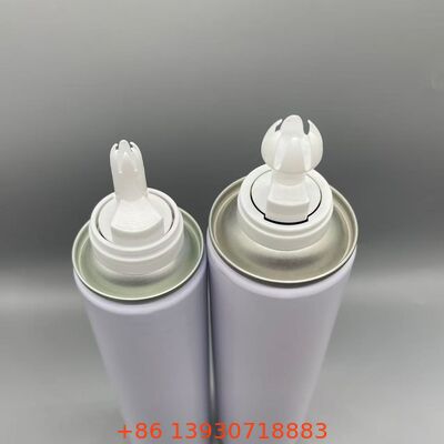 Tutup Dispensing Krim Presisi Tinggi, Aktuator Penyemprot Aerosol, Fitting Nozel Kaleng Tinplate untuk Kemasan Aerosol Makanan & Kosmetik