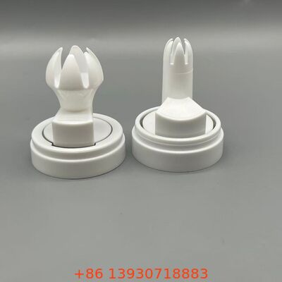 Tutup Dispensing Krim Presisi Tinggi, Aktuator Penyemprot Aerosol, Fitting Nozel Kaleng Tinplate untuk Kemasan Aerosol Makanan & Kosmetik