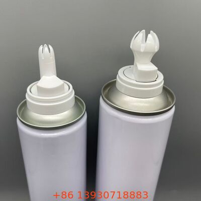 Tutup Dispensing Krim Presisi Tinggi, Aktuator Penyemprot Aerosol, Fitting Nozel Kaleng Tinplate untuk Kemasan Aerosol Makanan & Kosmetik