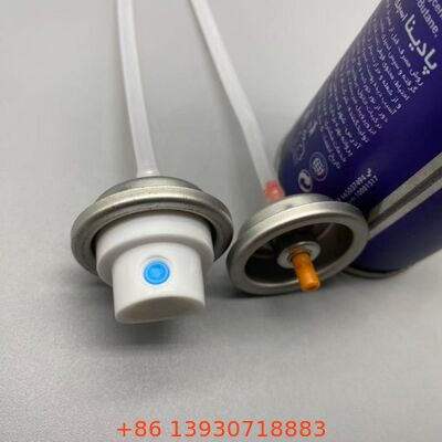 Klep aerosol tahan kebocoran ultra-halus kabut anti penyumbatan rambut Sheen Spray untuk spray finishing gloss