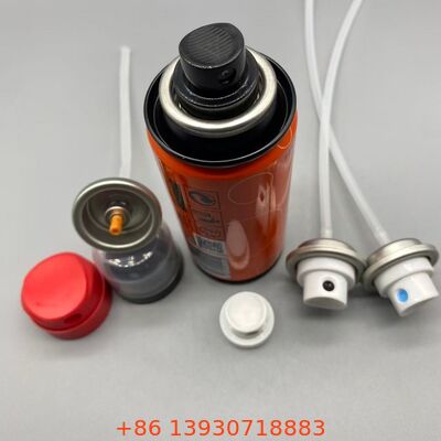 Katup Aerosol Semprotan Lem Rambut yang Dapat Diandalkan dengan Kabut Presisi, Nozzle Anti-Pembekuan, dan Desain Tahan Kimia untuk Menetapkan Ekstensi Rambut