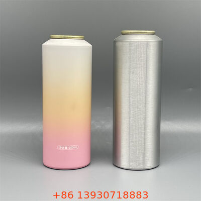 Ukuran yang disesuaikan Aerosol Aluminium Can dengan konstruksi anti bocor yang mulus dan sifat penghalang yang unggul