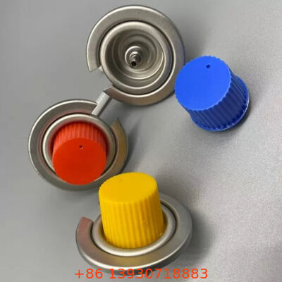 Katup Gas Butana Tinplate Tahan Bocor Presisi 1 Inci untuk Kompor Portabel dan Obor