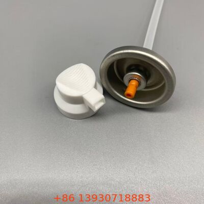 Katup Dispenser Sampo Kering, Katup Semprot Aerosol Untuk Kemasan Perawatan Rambut Bubuk, Katup Dispensing Aerosol Kabut Halus Untuk Aplikasi Kaleng Sampo Kering