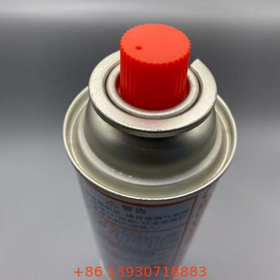 Katup aerosol gas butan tahan kebocoran dengan teknologi segel ganda dan nozzle presisi untuk kompor kaset