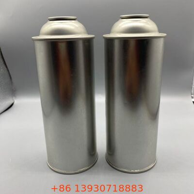 Tinplate 65mm Canister gas butane isi ulang untuk stabilitas penyimpanan bahan bakar jangka panjang
