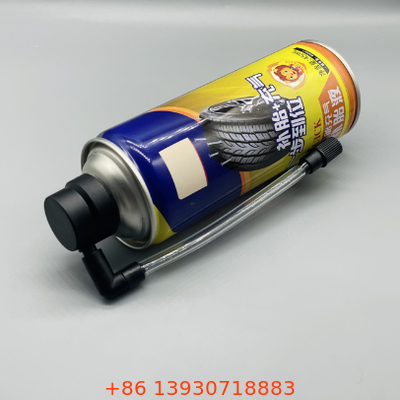 Satu Inch Aerosol Ban Inflator Valve dengan Tinplate Konstruksi dan OEM kustomisasi untuk Perawatan Otomotif