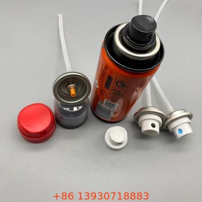 Nozel Anti-Mampet Kabut Presisi Katup Semprot Aerosol Tahan Bahan Kimia untuk Lem Rambut Perekat