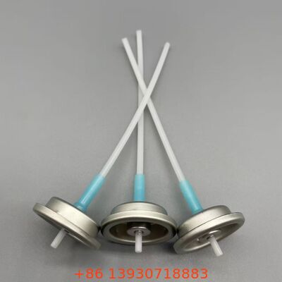 Plastik Stem Metering Valve, Aerosol Metered Dose Valve, Precision Dispensing Valve Untuk Kaleng Aerosol Kosmetik, Perawatan Pribadi Dan Aplikasi Semprot Rumah Tangga