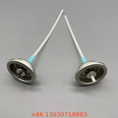1 Inch Metric Aerosol Valve Assembly dengan konfigurasi dosis ganda dan pilihan batang yang fleksibel