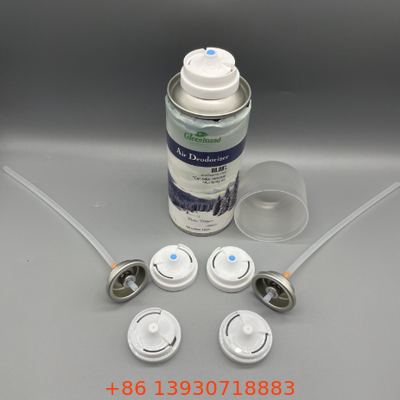 Katup Aerosol Deodoran 25.4mm dengan Aktuator Semprot yang Dapat Disesuaikan dan Desain Tahan Sumbat