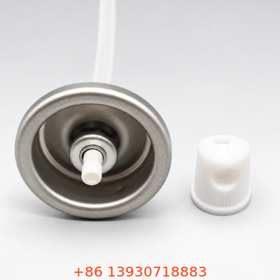 Katup Aerosol Satu Inci dengan Aktuator Pita yang Disesuaikan Warna untuk Kemasan Industri